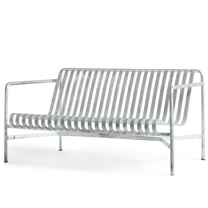 Palissade Lounge Sofa de HAY en hot galvanised
