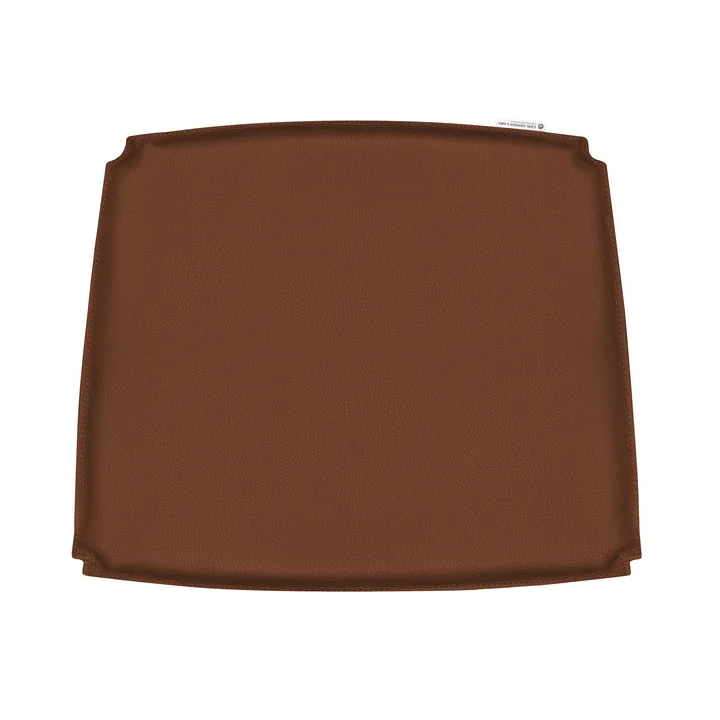 Coussin d'assise pour fauteuil CH26 de Carl Hansen en cuir brun (Loke 7748)