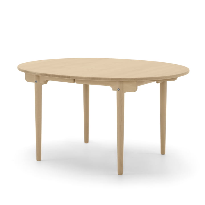 CH337 Table à manger extensible 140 x 115 cm de Carl Hansen en chêne huilé