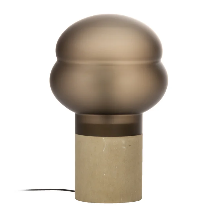 Lampadaire Kumo haut de Pulpo en gris fumée / taupe