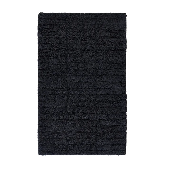 Soft Tiles Tapis de salle de bain, 80 x 50 cm en noir de Zone Denmark