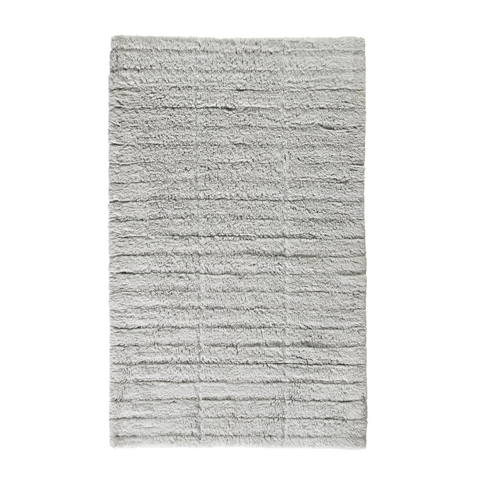 Soft Tiles Tapis de salle de bain, 80 x 50 cm en pure grey de Zone Denmark