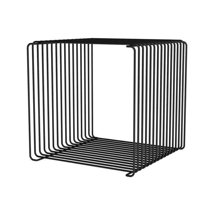 Panton Wire Etagère / Table d'appoint 34,8 cm de Montana en noir