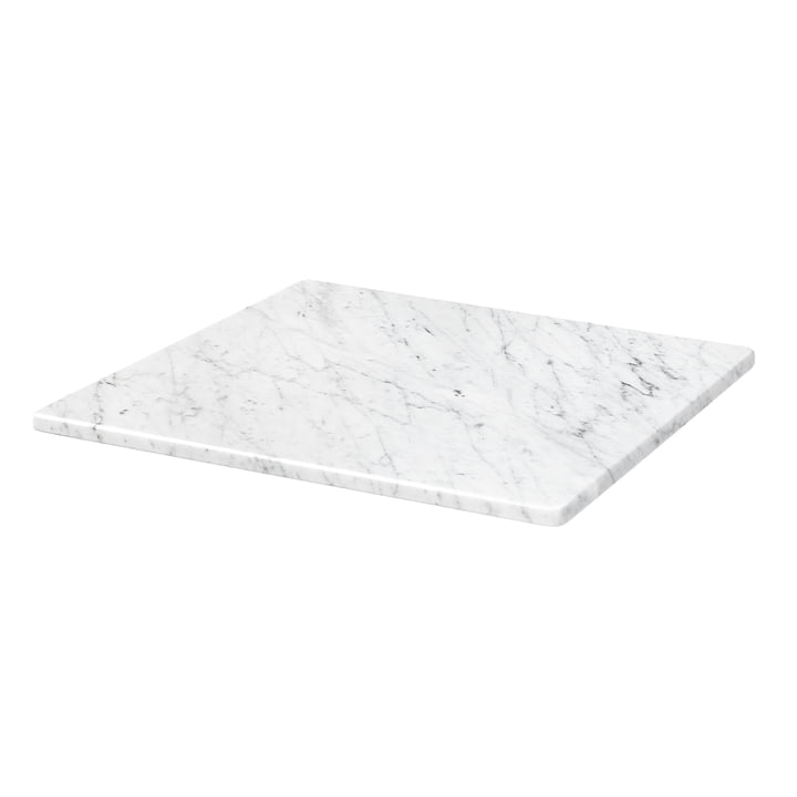 Plaque de recouvrement pour Panton Wire 34,8 x 34,8 cm de Montana en marbre blanc