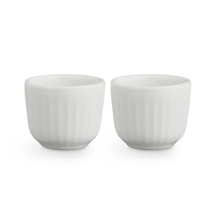 coquetier Hammershøi (lot de 2) par Kähler Design en blanc