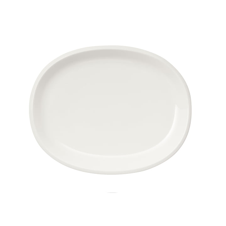 Plat de service Raami ovale de Iittala 35 cm en blanc