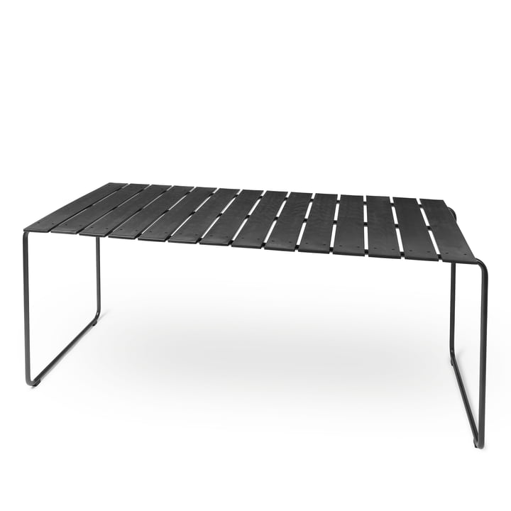 Ocean Table 140 x 70 cm de Mater en noir