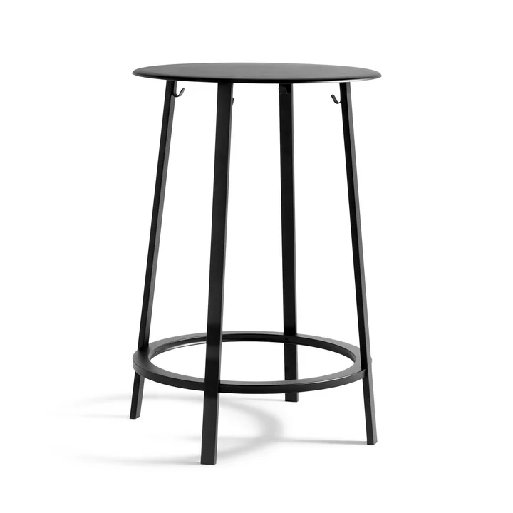 Revolver table bar Ø 70 x H 105 cm à partir de HAY en noir