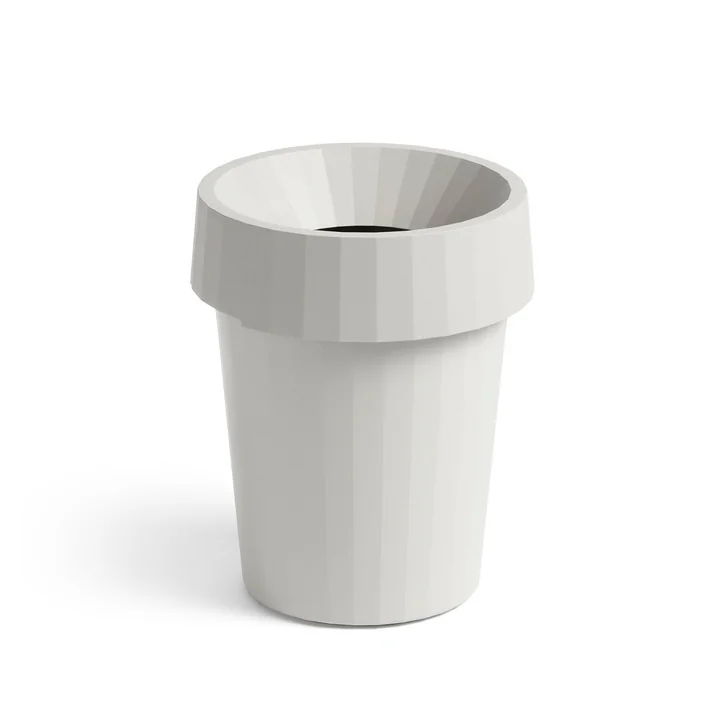 Shade Bin Ø 30 x H 36,5 cm 14 l de HAY en blanc cassé