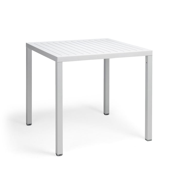 La table Cube 80 en blanc de Nardi