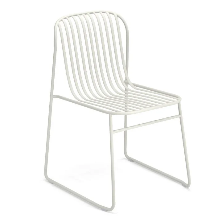 Chaise Riviera en blanc par Emu 