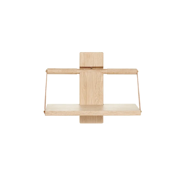 Tablette murale en bois 30 x 18 x H 24 cm par Andersen Meubles en chêne