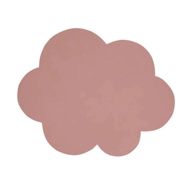 Set de table pour enfant nuage de Lind DNA dans Nupo rose