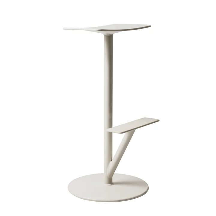 Tabouret de bar en séquoia H 66 cm en ivoire par Magis 