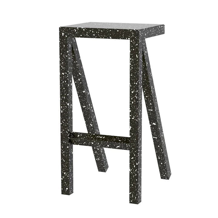 Tabouret de cuisine Bureaurama H 62 cm en noir de Magis