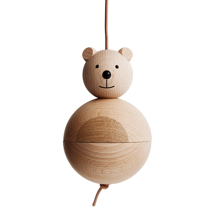 Figurine ours en bois OYOY en chêne / hêtre