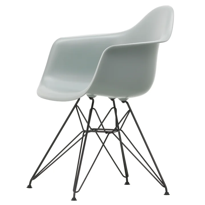 Eames Plastic Armchair DAR de Vitra en basic dark / gris clair