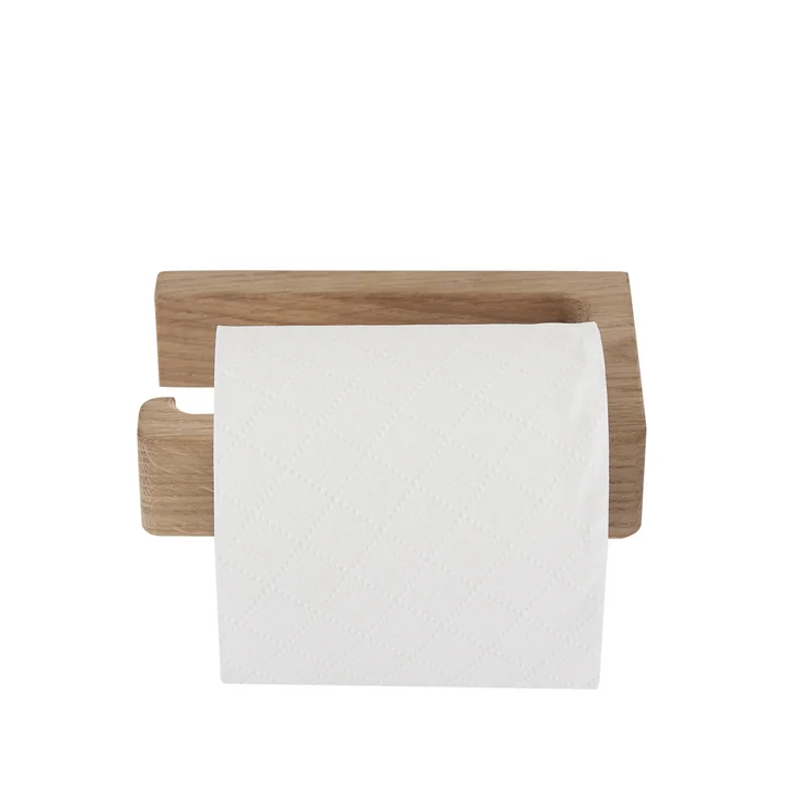 Support de papier toilette de Andersen Furniture en bois de chêne