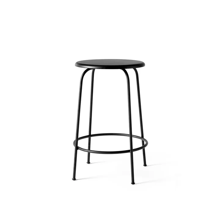 Afteroom Tabouret de bar sans dossier, noir, H : 65 cm de Audo