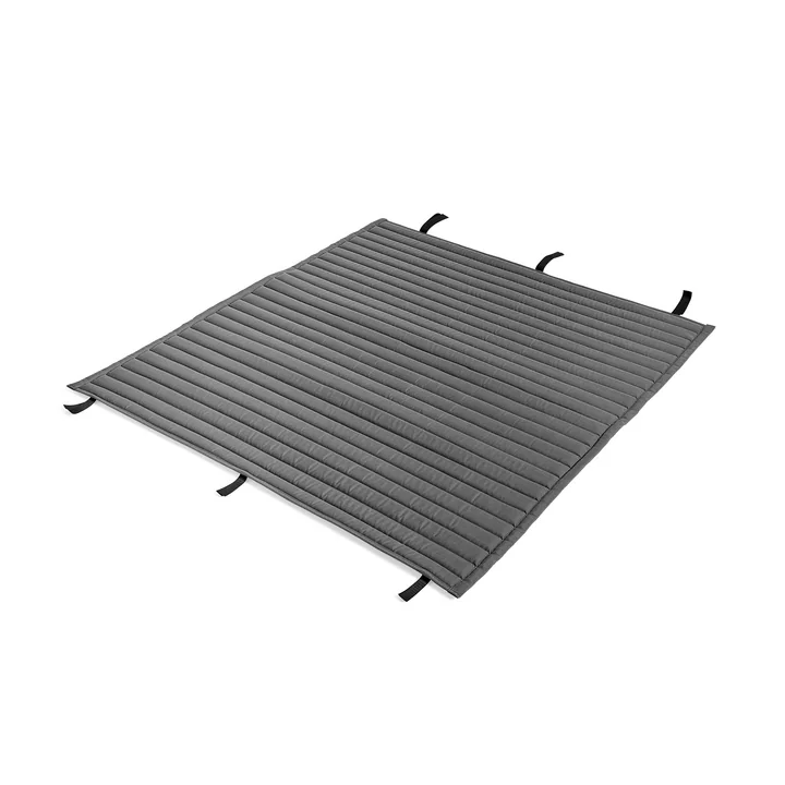 Palissade Quilted Cushion pour canapé lounge de HAY en anthracite