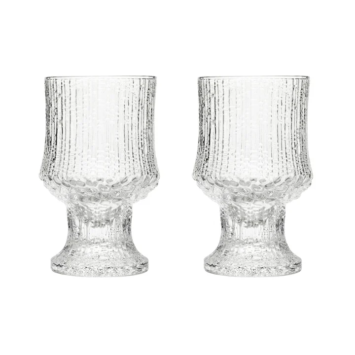 Verre à vin rouge Ultima Thule avec pied 23 cl (ensemble de 2) par Iittala
