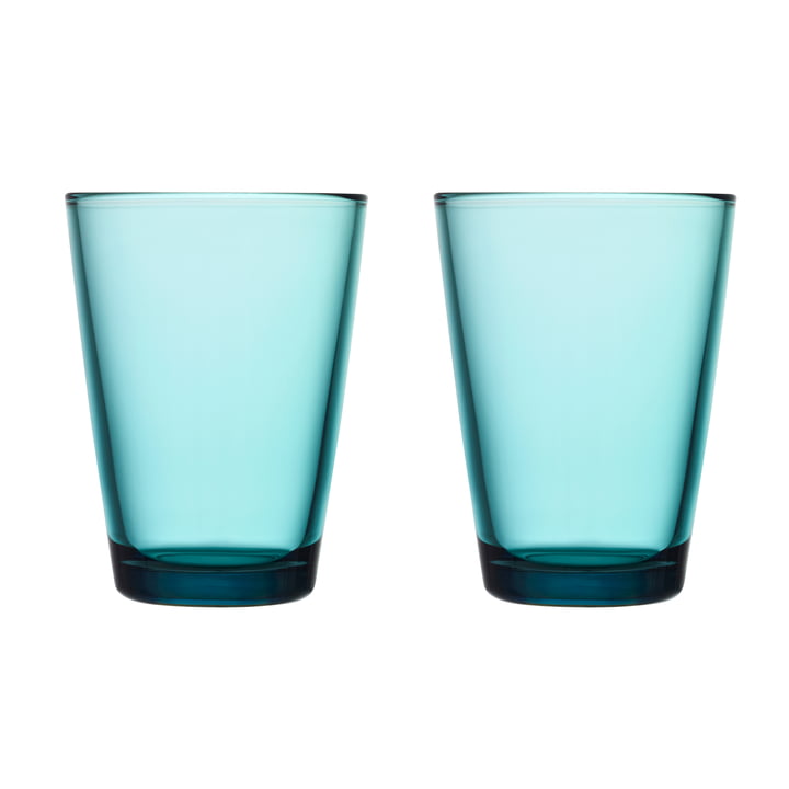 Kartio Verre à boire 40 cl (set de 2) de Iittala en bleu marine