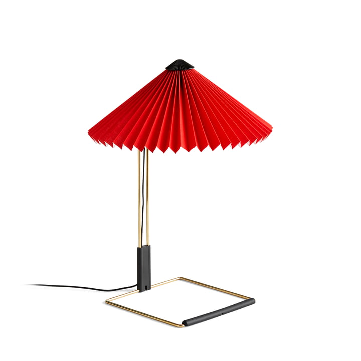 Matin Lampe de table LED S, bright red de Hay