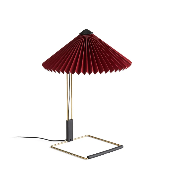 Matin Lampe de table LED S, rouge oxyde de HAY