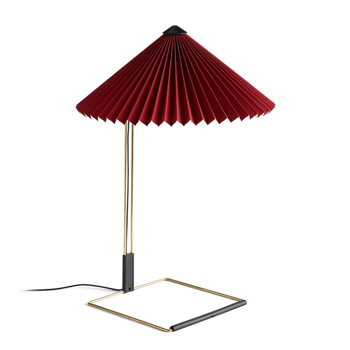 Matin Lampe de table LED L, rouge oxyde de Hay
