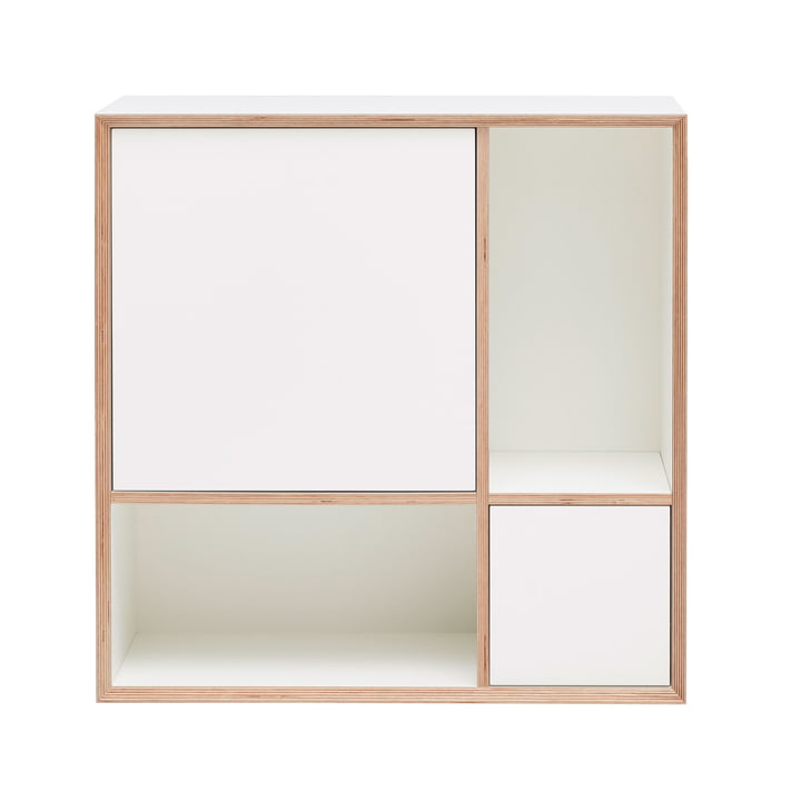 Vertiko Ply Sideboard Two de Müller Small Living en CPL blanc pur (RAL 9010)