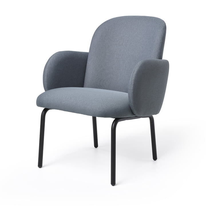 Dost Lounge Chair de Puik en gris foncé