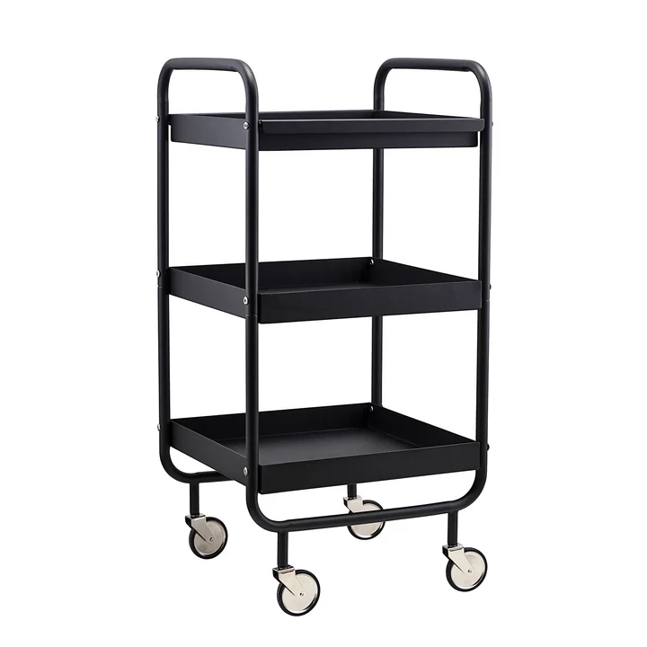 Chariot de service Roll de House Doctor en noir