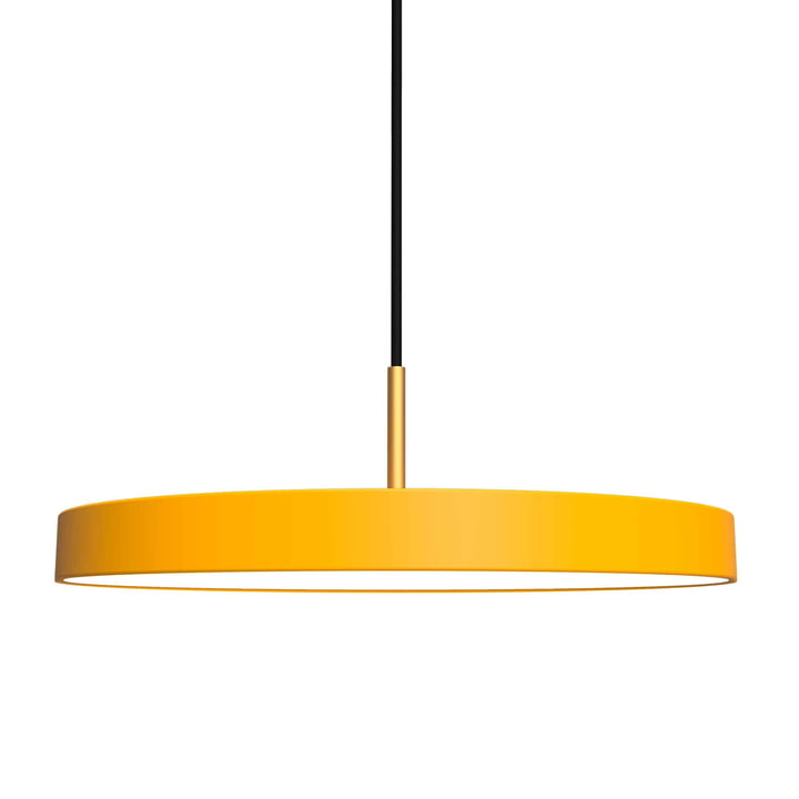 Asteria Suspension LED de Umage en jaune safran