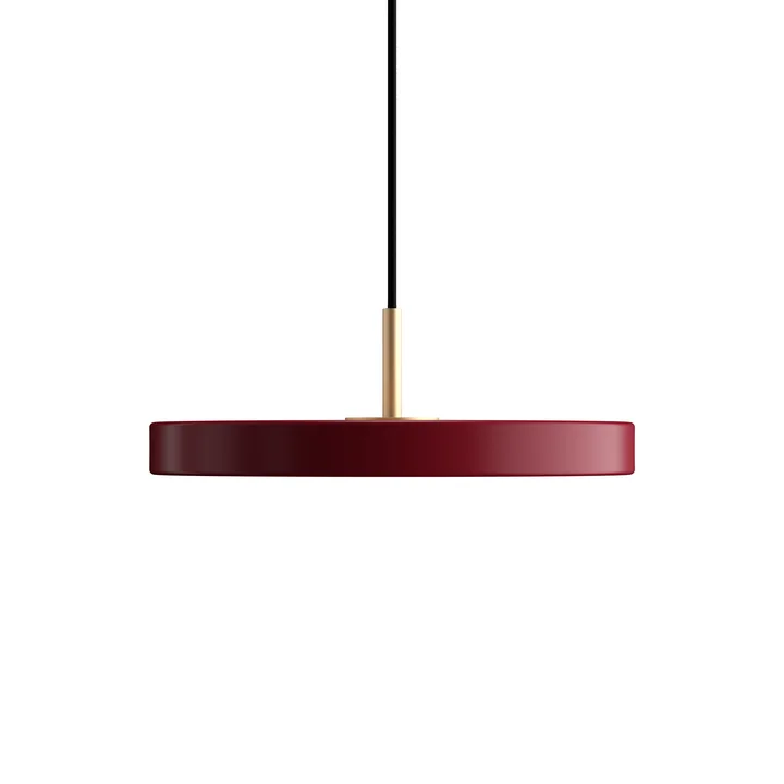 Asteria Mini Luminaire suspendu à LED de Umage en ruby red