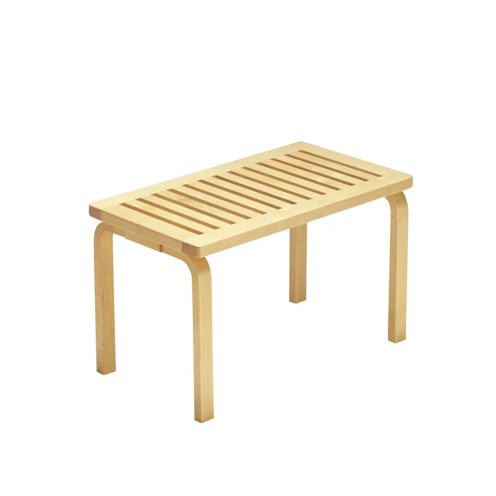 Banc 153B d'Artek en merisier laqué clair