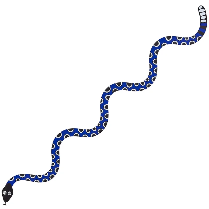 Serpent magique à relief mural en métal par Vitra