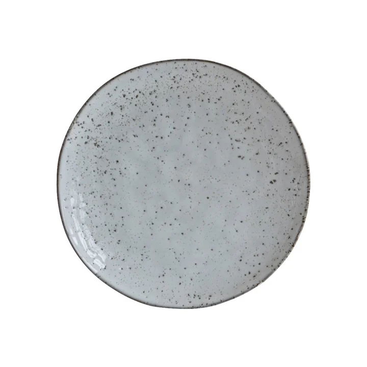 Assiette Rustic Ø 20,5 cm, gris-bleu de House Doctor