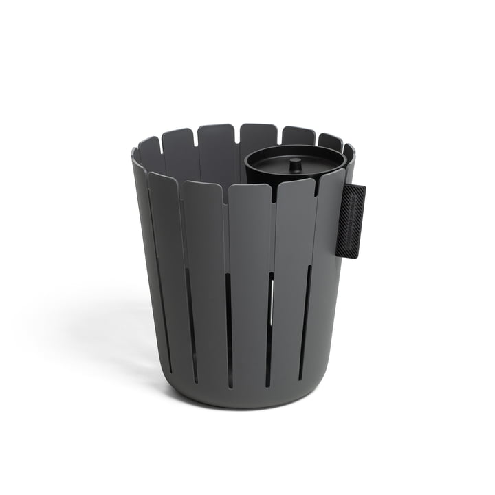SL17 Basketbin Système de poubelles de Konstantin Slawinski en gris / noir (2 pcs.)