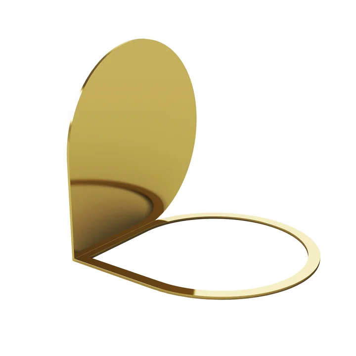 Stilla serre-livre 14 x 14 cm à partir de AYTM en or