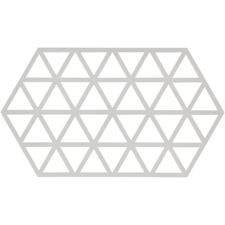 Triangle Dessous de plat 24 x 14 cm de Zone Denmark in warm grey