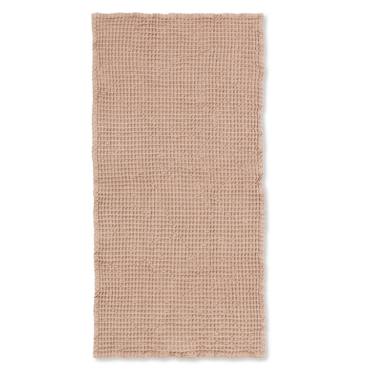 Organic Serviette de bain 140 x 70 cm de ferm Living en rose antique
