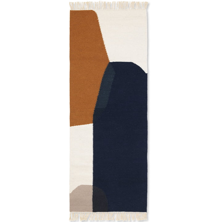 Ferm Living - Kilim Mat, Merge, 70 x 180 cm