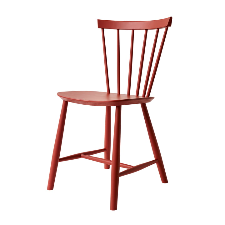 J46 Chaise, hêtre rouge de FDB Møbler