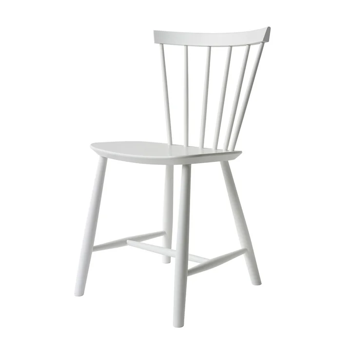 J46 Chaise, hêtre blanc de FDB Møbler