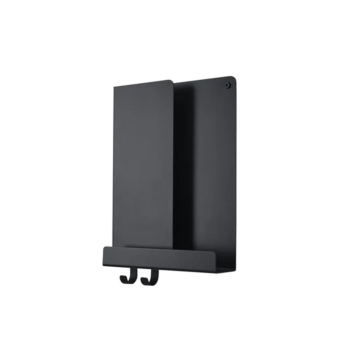 Folded Shelves 2 9. 5 x 40 cm de Muuto en noir