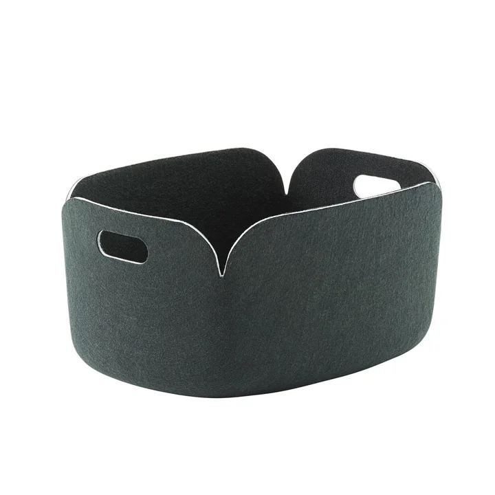 Restore Panier de rangement de Muuto en vert foncé