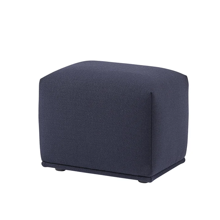 Pouf Echo 52 x 38 cm par Muuto en bleu foncé (Vidar 554)
