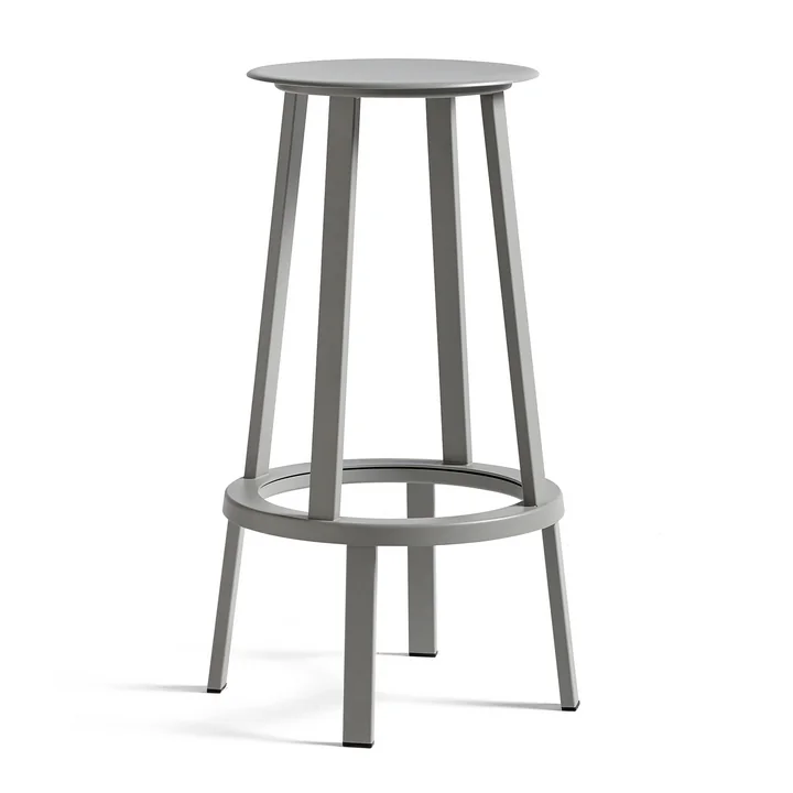 Revolver Tabouret de bar H 76 cm de HAY in sky grey