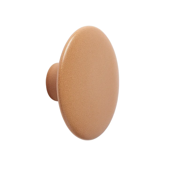 Crochet mural "The Dots" céramique simple Ø 13 cm de Muuto en burnt orange