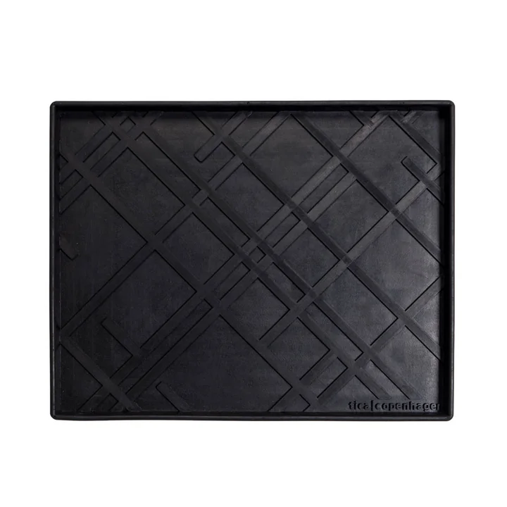 Bac d'égouttement pour chaussures 48 x 38 cm lignes par tica copenhagen